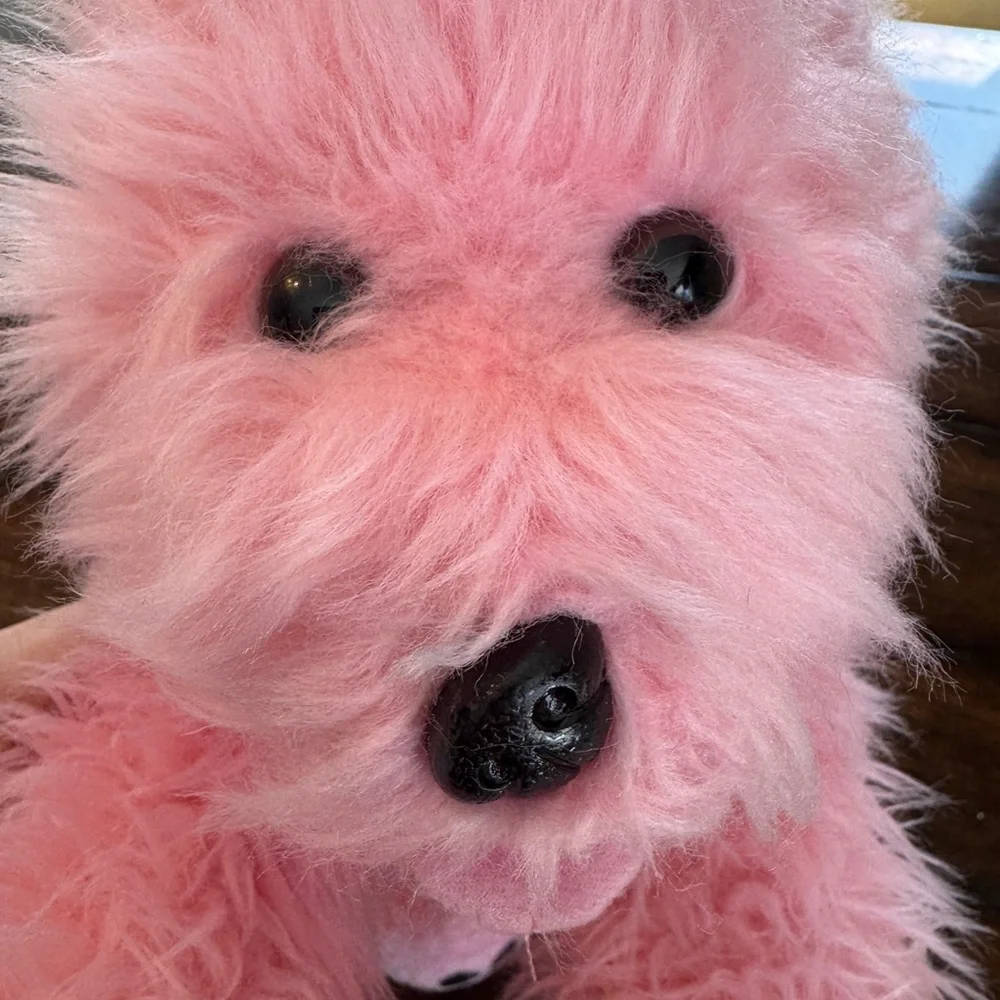 Retired Pink Terrier Build-a-Bear ‘Darling Doggie’ with Collar- Size 16”